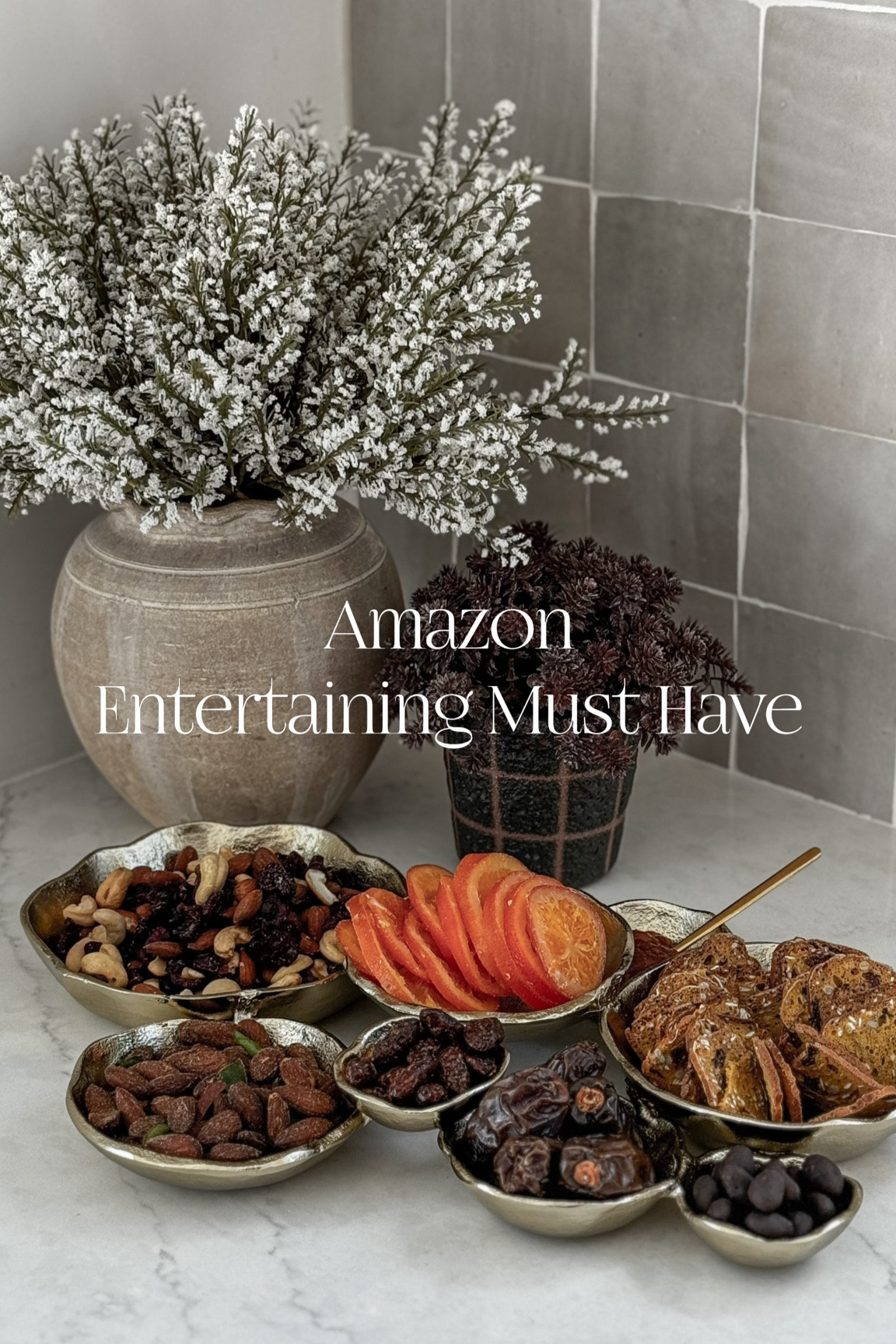 My new Amazon find that love for any type of entertaining this season. This is the perfect way to display delicious snacks for company. I’ve linked multiple styles in the particular set up. I have comes in different configurations.

Amazon must have -holiday entertaining-serving tray-serving dishes-charcuterie bowls-fall, entertaining-party entertaining-kitchen must have-entertaining go to-unique Amazon find-sell out risk-fall entertaining-Christmas, entertaining-holiday entertaining-gold dishes

#LTKHome #LTKStyleTip #LTKSeasonal