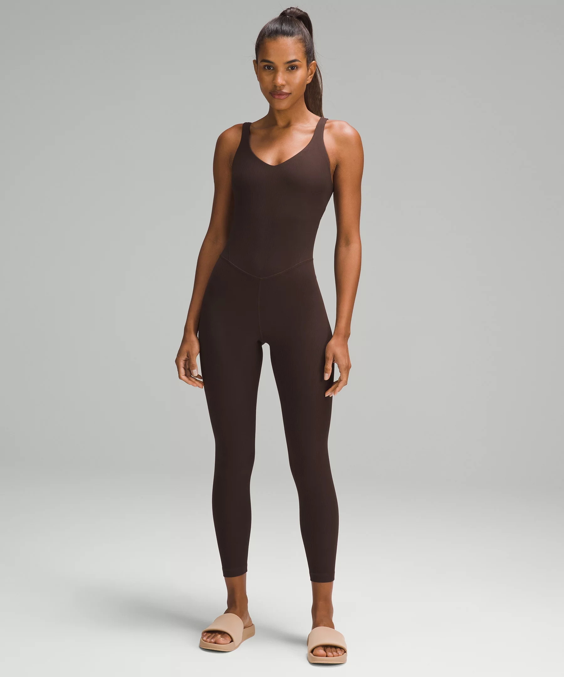 lululemon Align™ Ribbed Bodysuit 25" | Women's Dresses | lululemon | Lululemon (US)