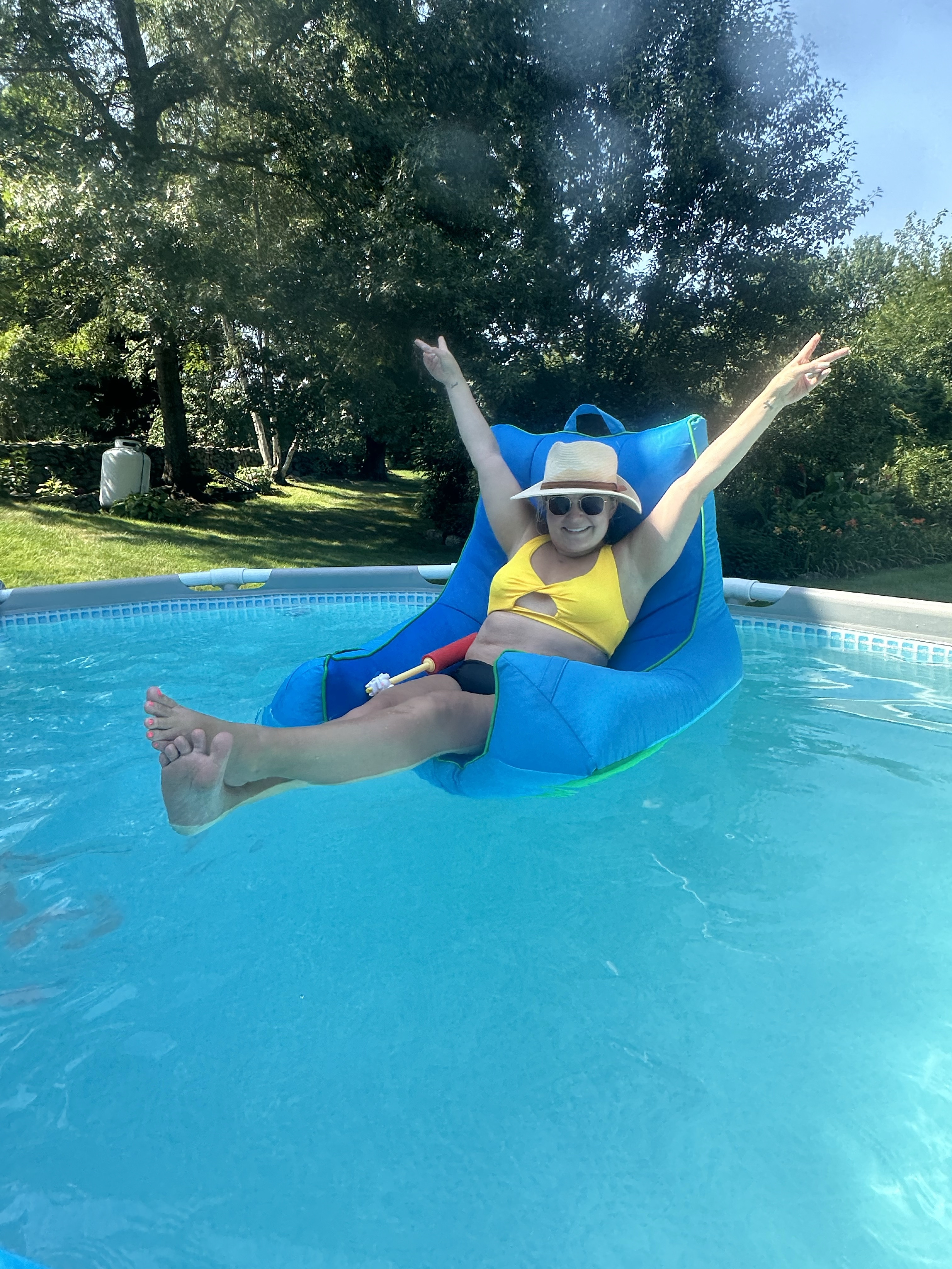 Gearing up for pool season! 
These bean bag floats are the best! 

#LTKActive #LTKSeasonal #LTKSwim