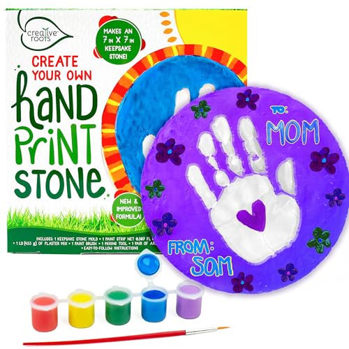 Creative Roots Create Your Own Handprint Stone by Horizon Group USA | Amazon (US)