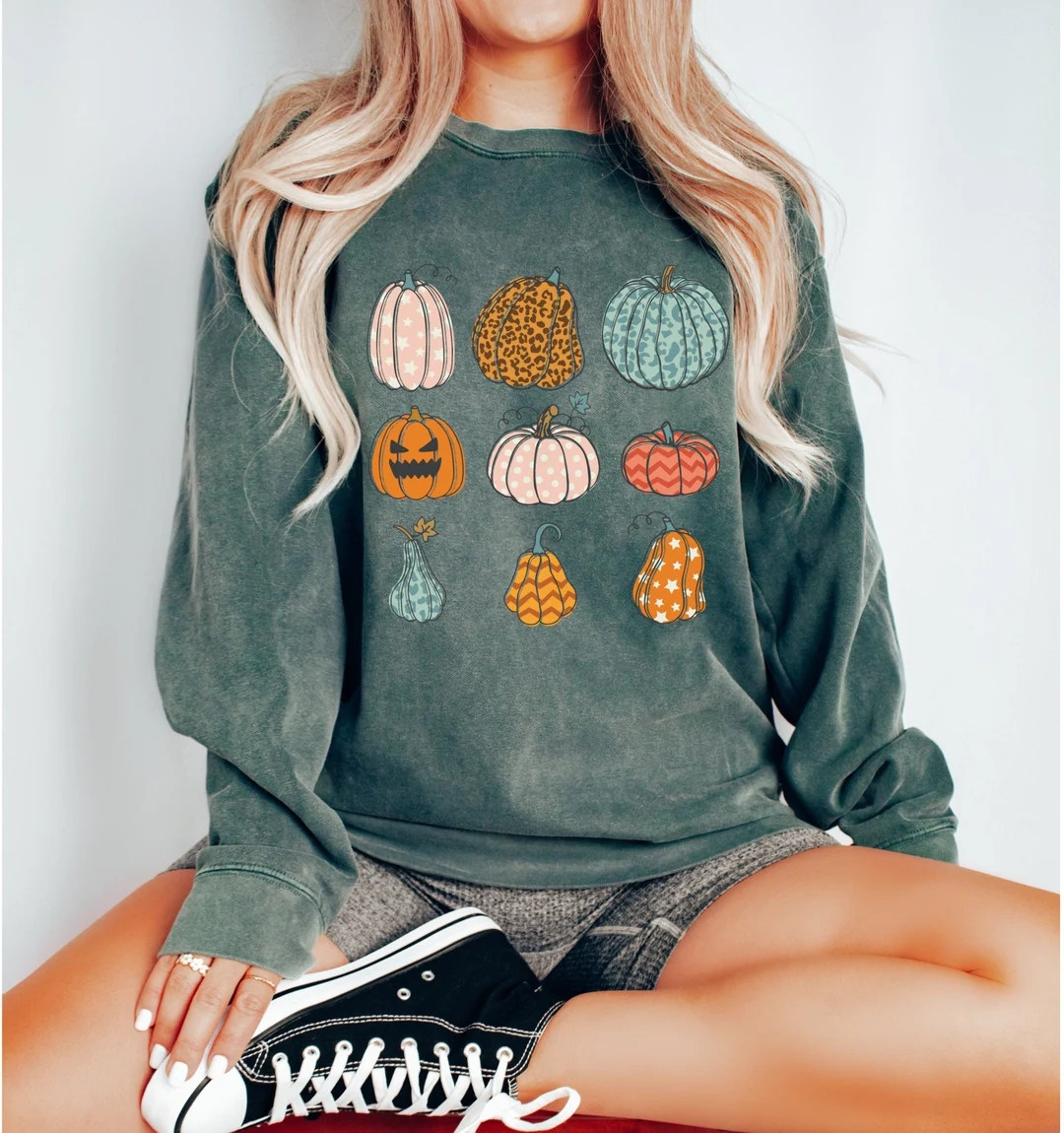 Comfort Colors Fall Sweatshirt Womens Fall Sweatshirt Comfort - Etsy | Etsy (US)