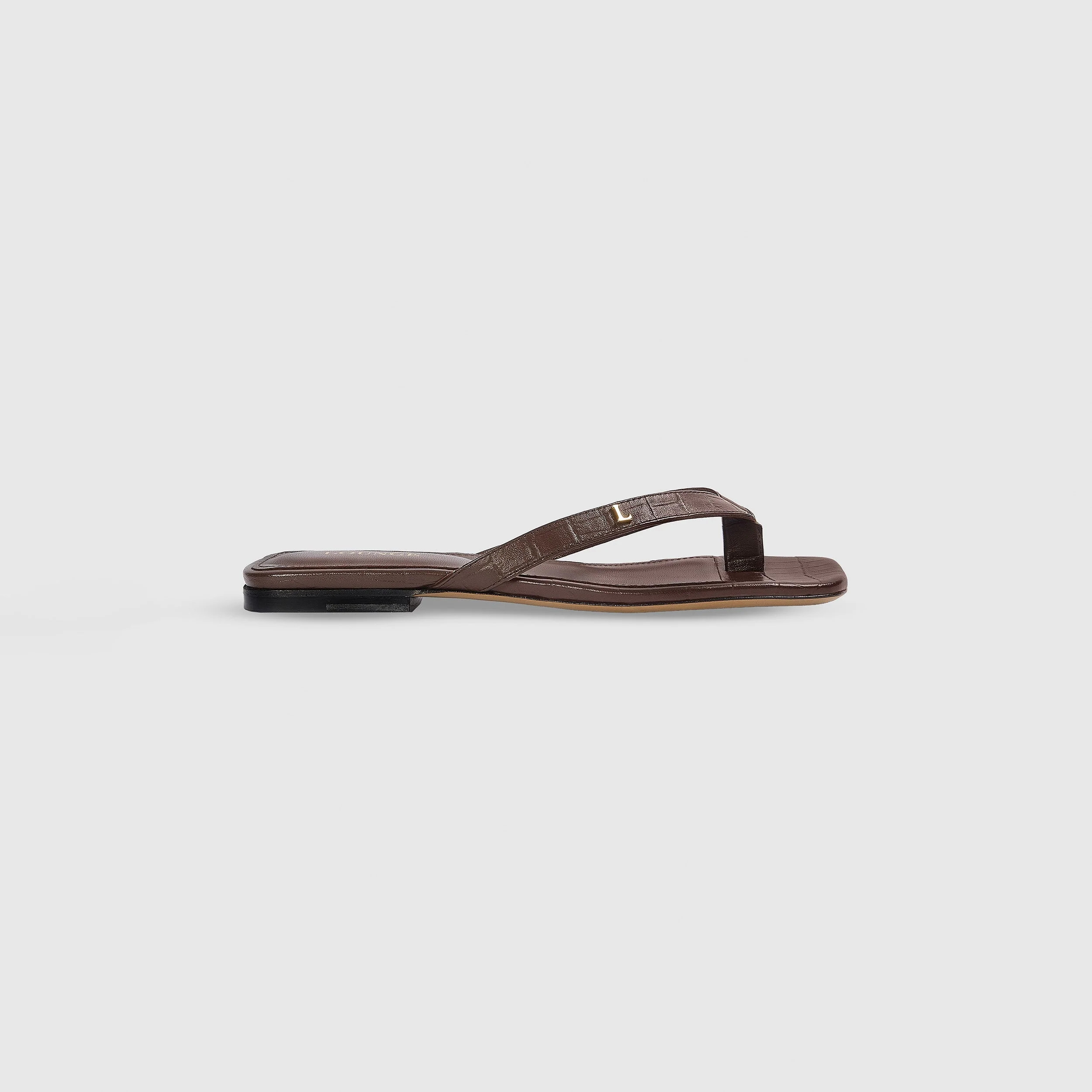 Brielle Flip Flops - Chocolate | Lounge (US)