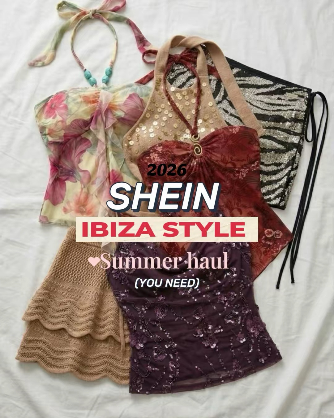 SHEIN Ibiza style fits🤍