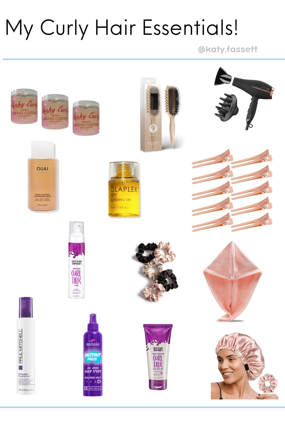 All of my most used and loved hair essentials!! 