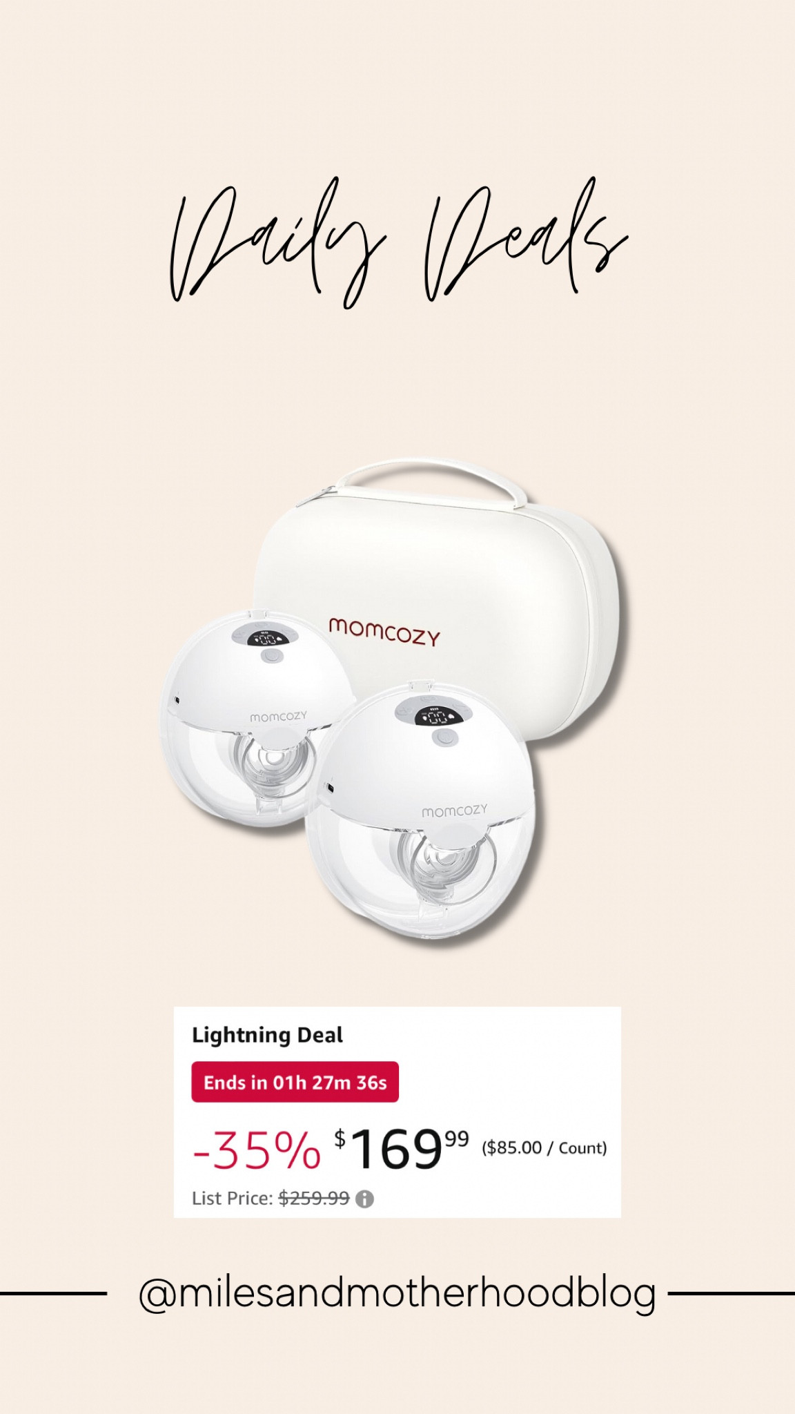 Daily Deal: Hands-Free Breast Pump. 4.5 stars! 

#LTKbump #LTKGiftGuide #LTKbaby