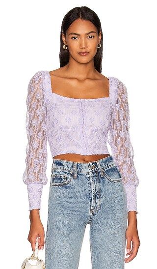 Sheet to Streets Top in Lavender | Revolve Clothing (Global)