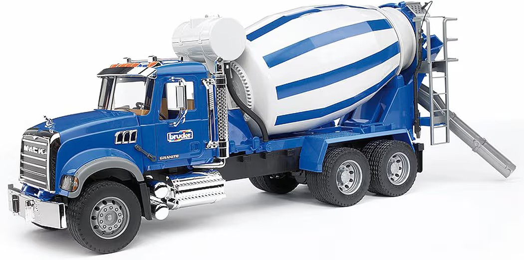 Bruder 02814 Mack Granite Concrete Mixer Truck, 1:16 Scale: Realistic Construction Toy with Rotat... | Amazon (US)