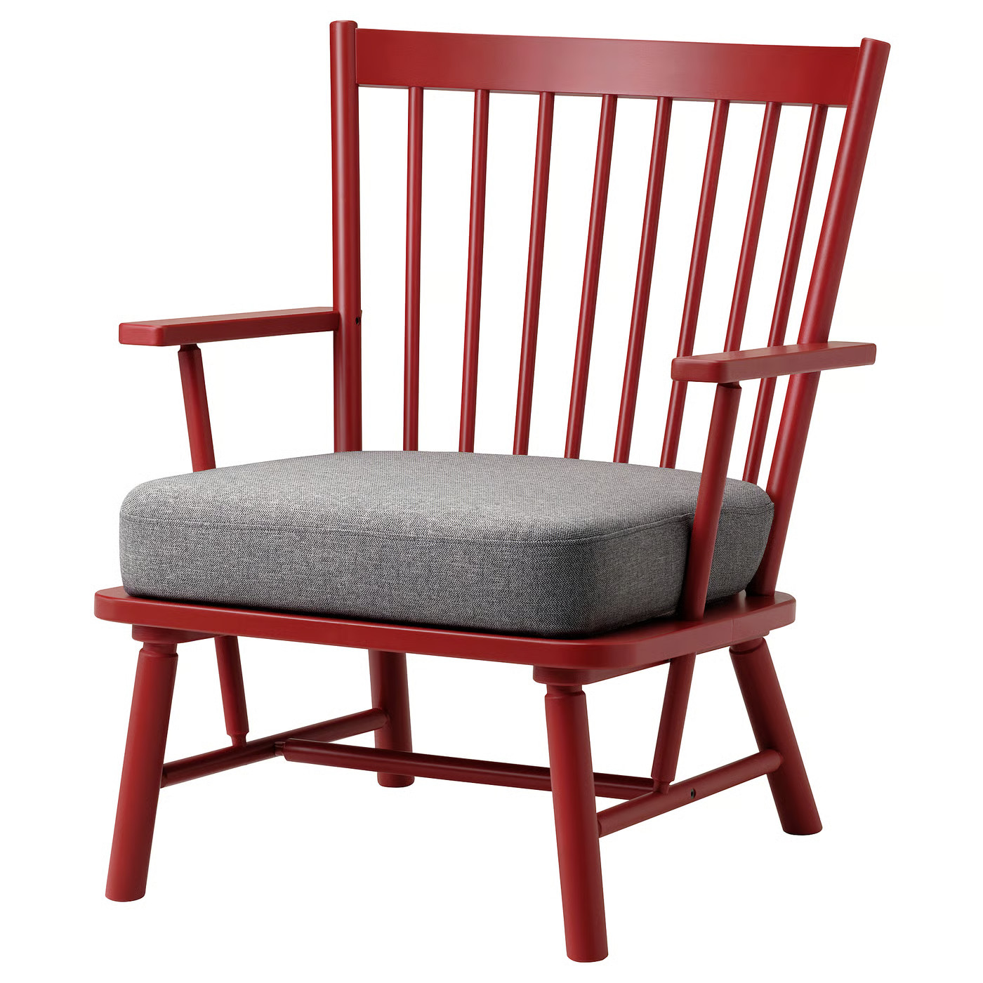 IKEA PERSBOL armchair, brown-red/Tibbleby beige/gray, Width: 27 1/8 | IKEA US