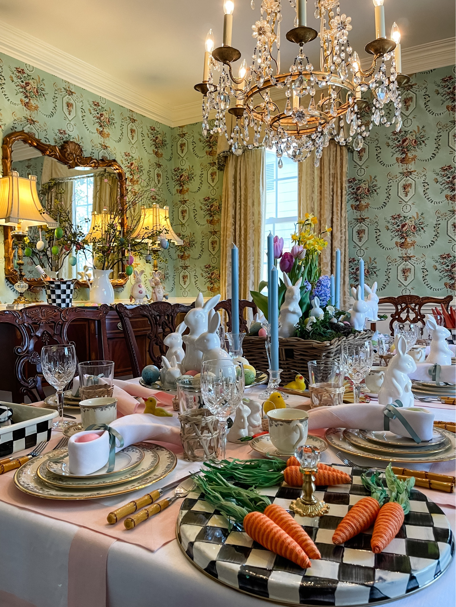 Strolling through my Spring archives, I stumbled upon another Easter table that somehow never made it to my feed. 🌸🐰✨ It's funny how time slips away, leaving behind treasures waiting to be rediscovered. But here we are, with a fresh dose of inspiration for this season! This table, bursting with personality, is a visual feast - and yes, some say it leaves little room for the actual feast. But I believe our creations should ignite the imagination, setting the stage for your culinary masterpieces. In my home, we love a buffet-style spread on our kitchen island, turning every meal into a memorable event. So let's embrace this season by crafting spaces that tell a story and transform meals into moments. Here's to painting our Spring with joy and color, remembering that in the art of tablescaping, you're the artist and every meal is a masterpiece waiting to unfold. 🎨🍽💕
.


#LTKstyletip #LTKhome #LTKSeasonal