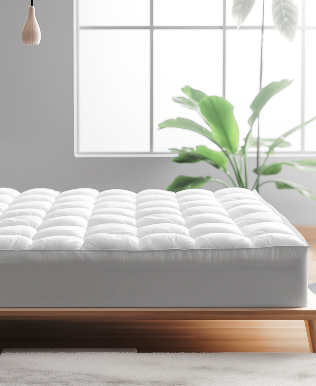 Therapedic Premier Pillowtop Mattress Topper, Twin, Exclusively at Macy's - White | Macy's