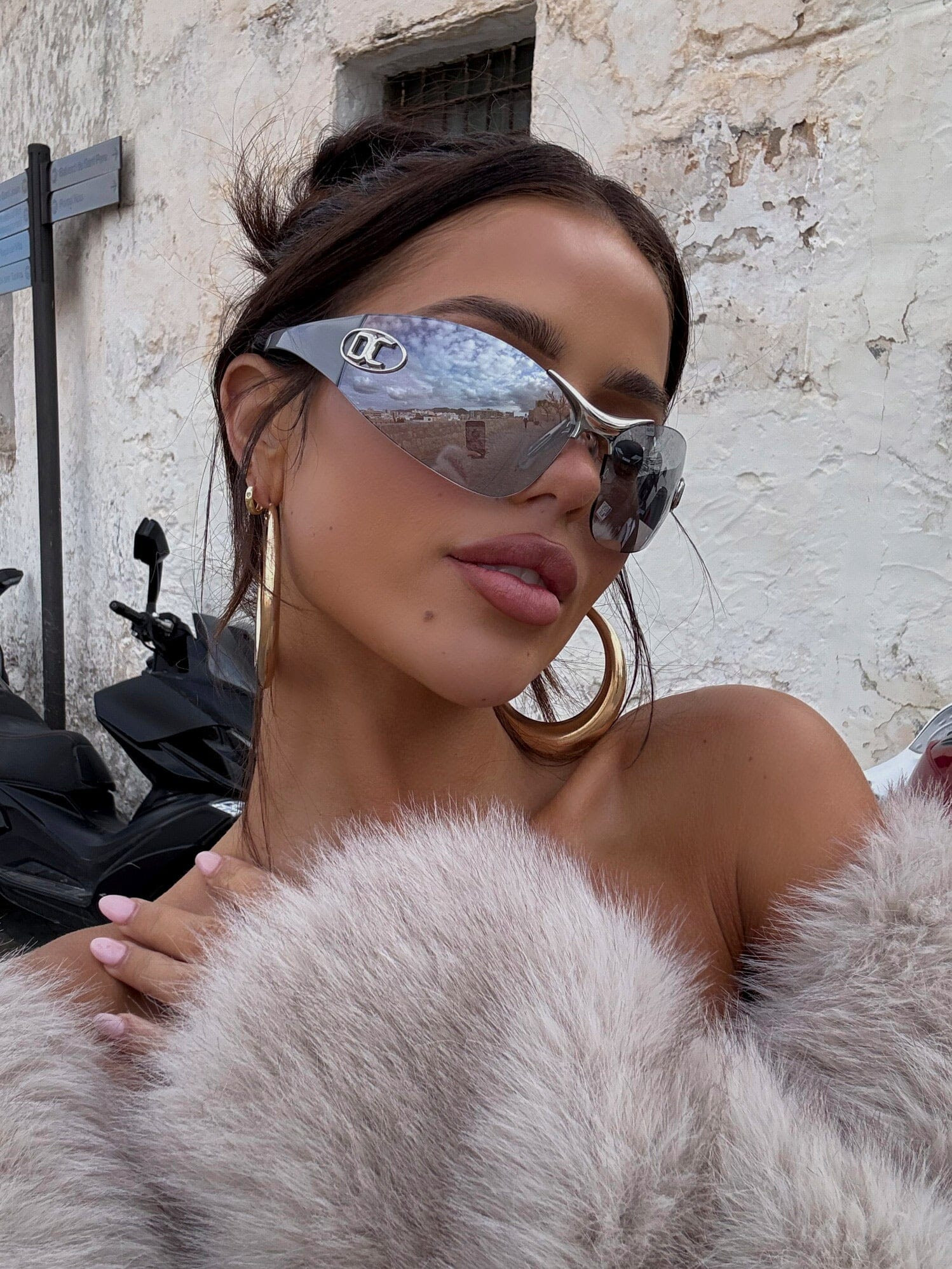 SIGNATURE FRAMELESS SUNGLASSES SILVER | Outcast (US & UK)