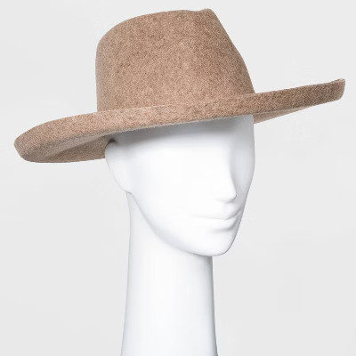 Women's Wide Brim Felt Fedora Hat - Universal Thread™ | Target