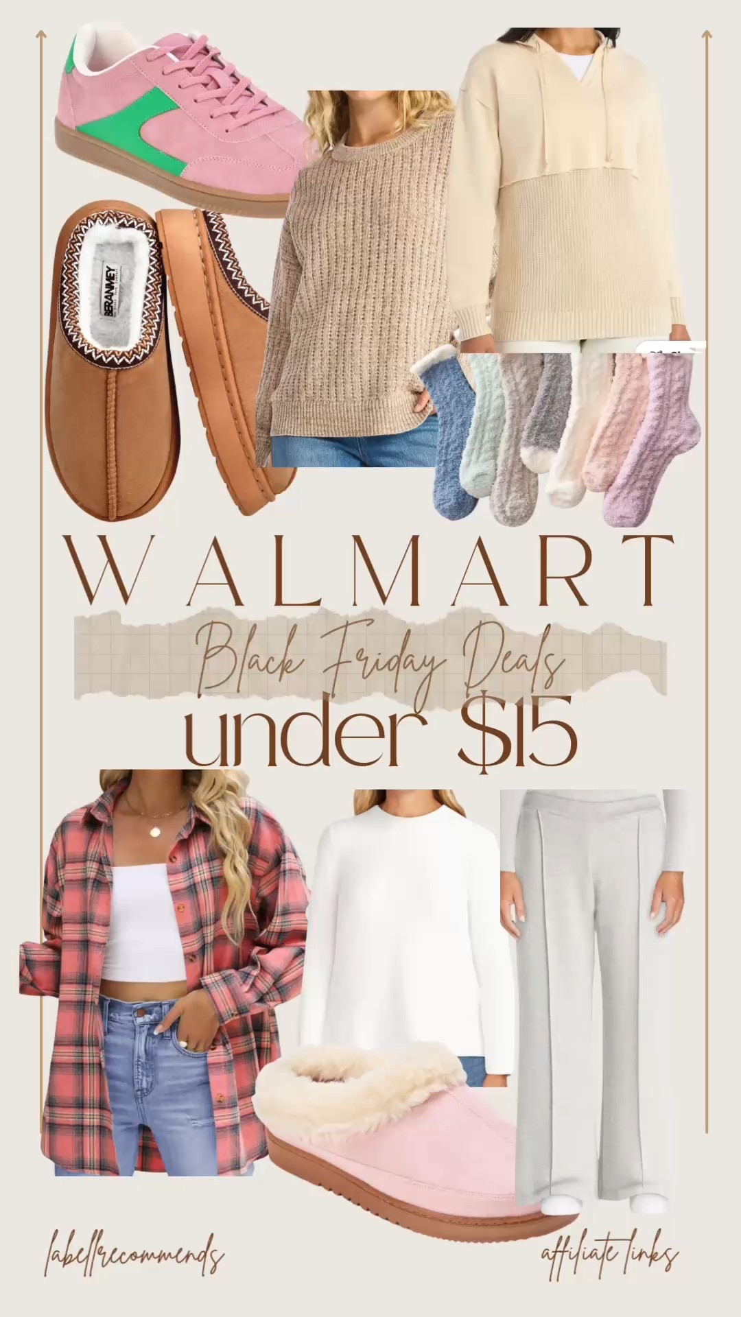 Walmart Black Friday deals in women’s fashion all under $15! Flannel shirts, slippers, loungewear and sweaters all on deal. Great gifts for moms, sisters or friends.

#walmartfashion #blackfridaysales #giftsunder20

Walmart Black Friday sales, Walmart fashion, loungewear, slippers, gifts under $20, Black Friday sales, pink flannel shirts, 

#LTKGiftGuide #LTKCyberWeek #LTKSaleAlert