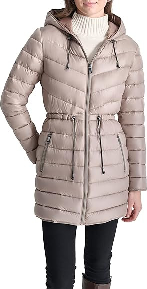 DKNY Women's Anorak Light-Weight Puffer | Amazon (US)
