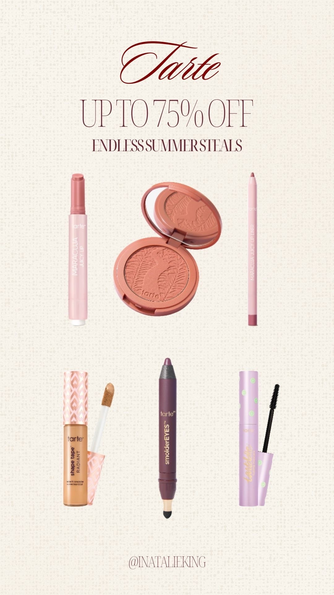 Up to 75% off sale: Endless Summer steals at $5, too hot to miss!

#LTKgrwm #LTKSaleAlert #LTKBeauty