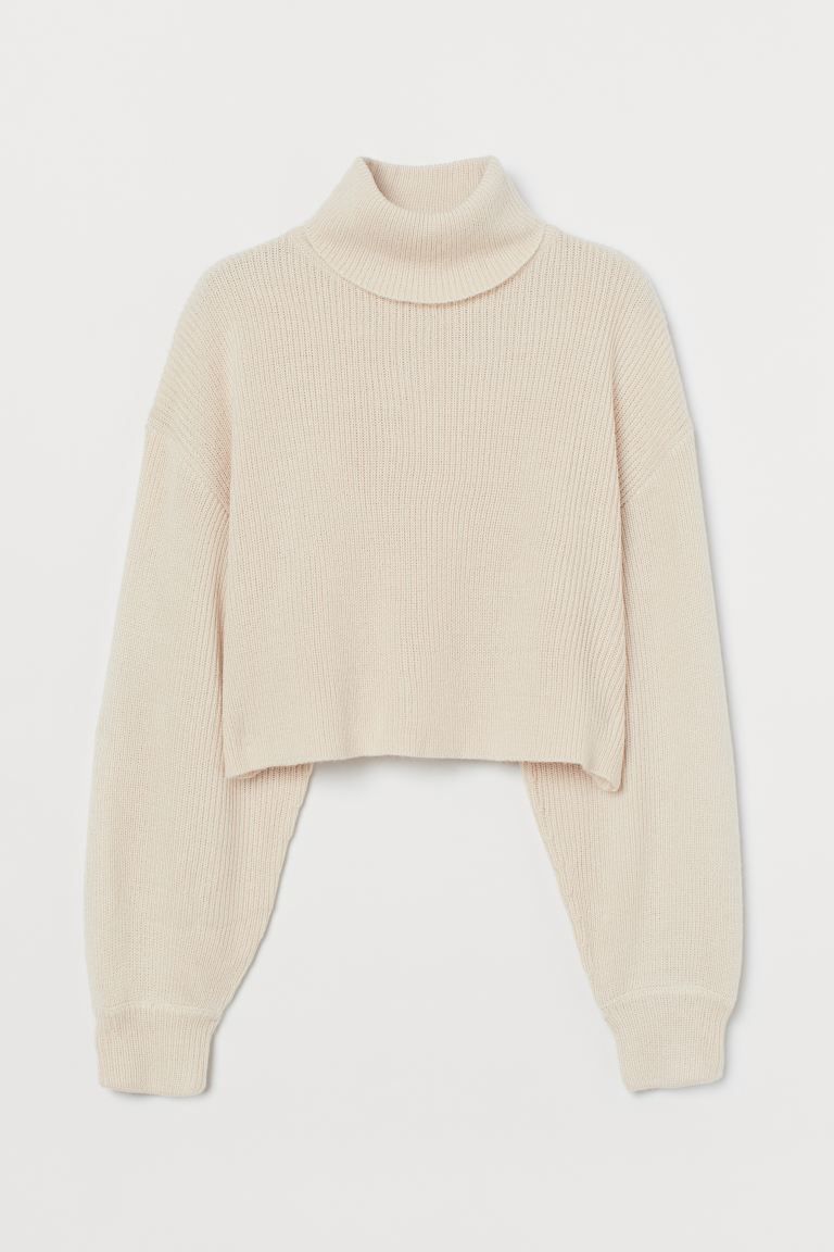 Cropped Turtleneck Sweater | H&M (US + CA)