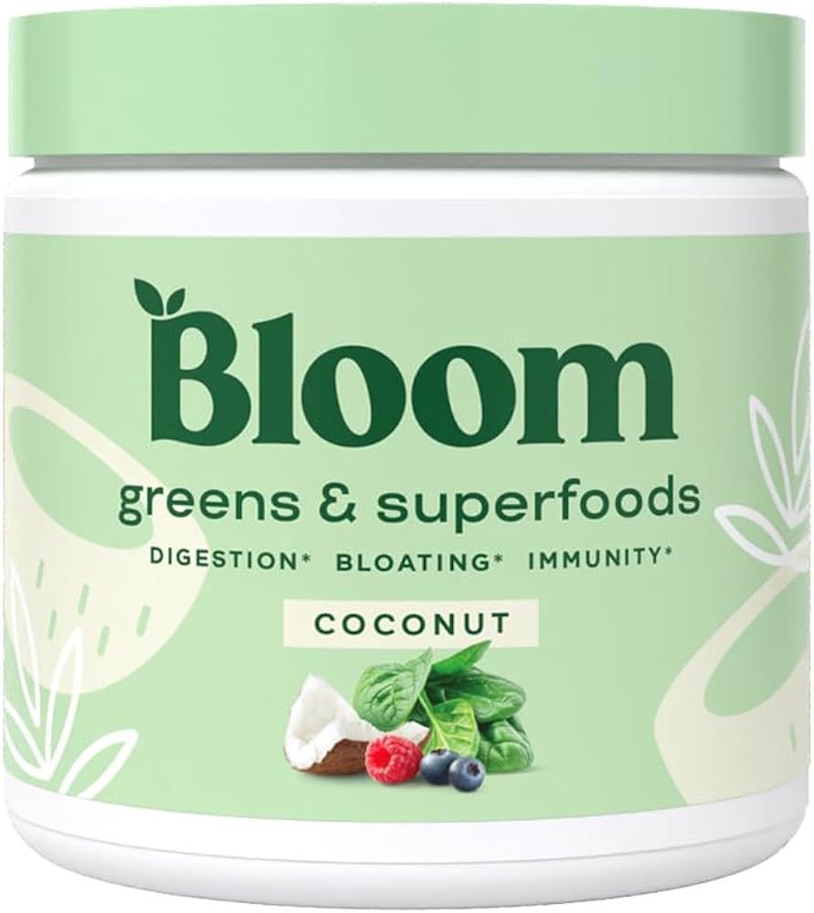 Bloom Nutrition Super Greens Powder Smoothie & Juice Mix - Probiotics for Digestive Health Bloati... | Amazon (US)
