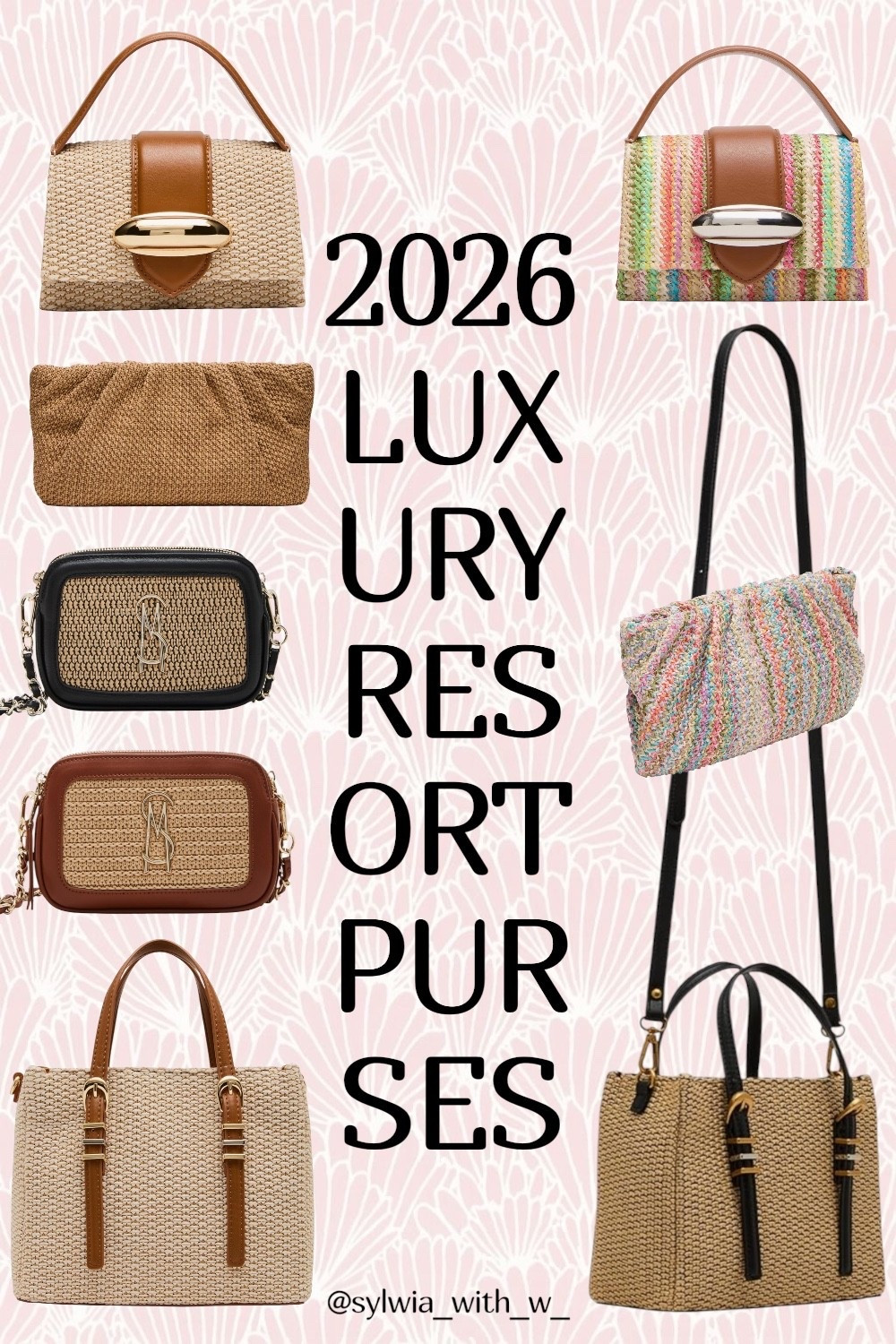 @Steve Madden US  Raffia Favorites 🌴
Get ready to upgrade your getaway style with these 2026 luxury resort purses. Nothing says "out of office" quite like the texture of raffia paired with sleek hardware. Whether you’re grabbing the colorful stripes for a beachside brunch or the classic tan and black for a sunset dinner, these Steve Madden staples are the ultimate finishing touch for any resort-ready look.

#LTKunder100 #LTKtravel #LTKshopper #SteveMadden #RaffiaBag #ResortWear #SummerStyle #VacationOutfits #LuxuryForLess #BeachBag #2026FashionTrends
#QuietLuxury #CoastalChic #CottagecoreStyle #Grandmillennial #BoutiqueFinds #AccessoriesObsessed #StrawBag #SpringBreakStyle #HolidayWardrobe