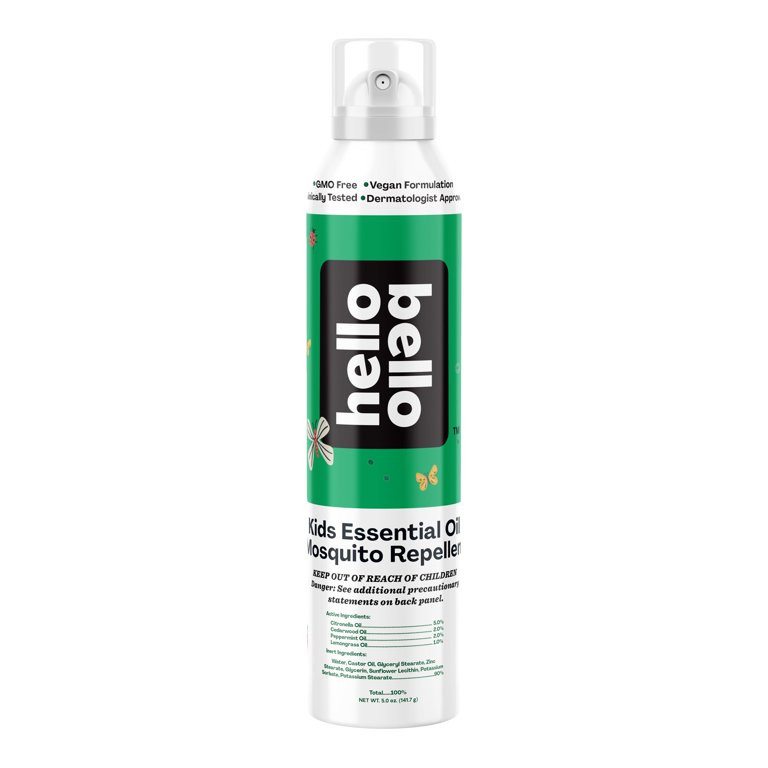 Hello Bello Kids Essential Oil Mosquito Repellent, Made with Plant-Based Oils, 5.0 oz | Walmart (US)
