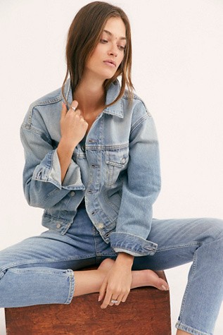 Boyish Harvey Cropped Oversized Jacket | Free People (Global - UK&FR Excluded)