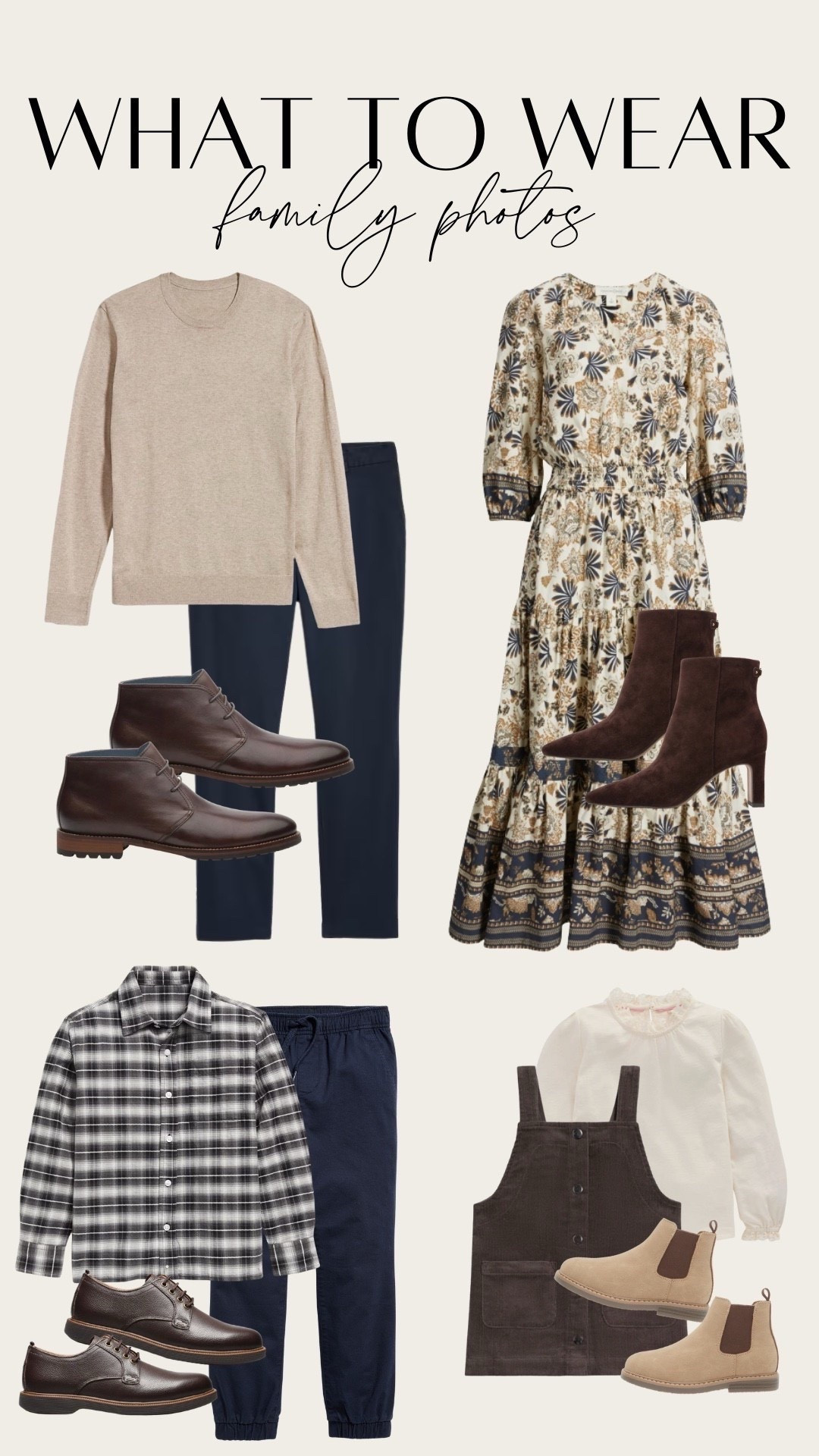 What to wear for Fall family photos! Family matching outfits for holiday card photos, thanksgiving outfit, family pictures, etc.

#LTKStyleTip #LTKFamily #LTKSeasonal