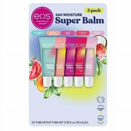eos Super Balm 24 Hour Moisture 5 Tubes | Walmart (US)