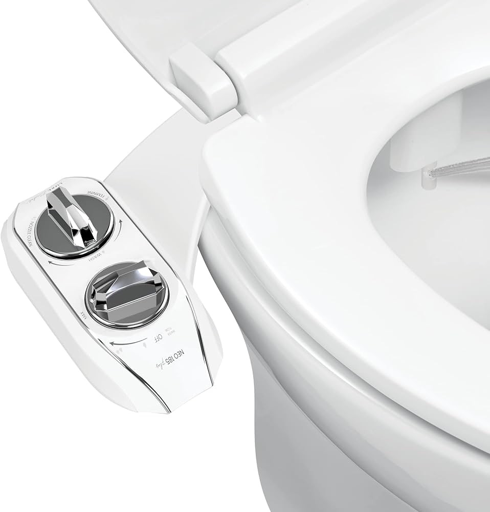 LUXE Bidet NEO 185 Plus - Only Patented Attachment for Toilet Seat, Innovative Hinges to Clean, S... | Amazon (US)