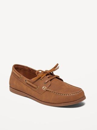 Faux-Suede Boat Shoes for Men | Old Navy (US)