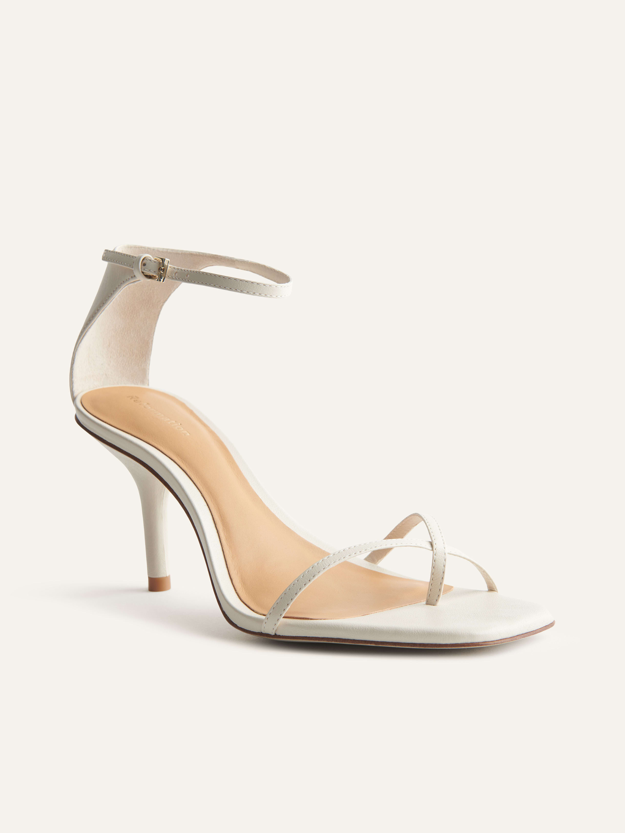 Gigi Strappy Mid Heel Sandal | Reformation (Global)