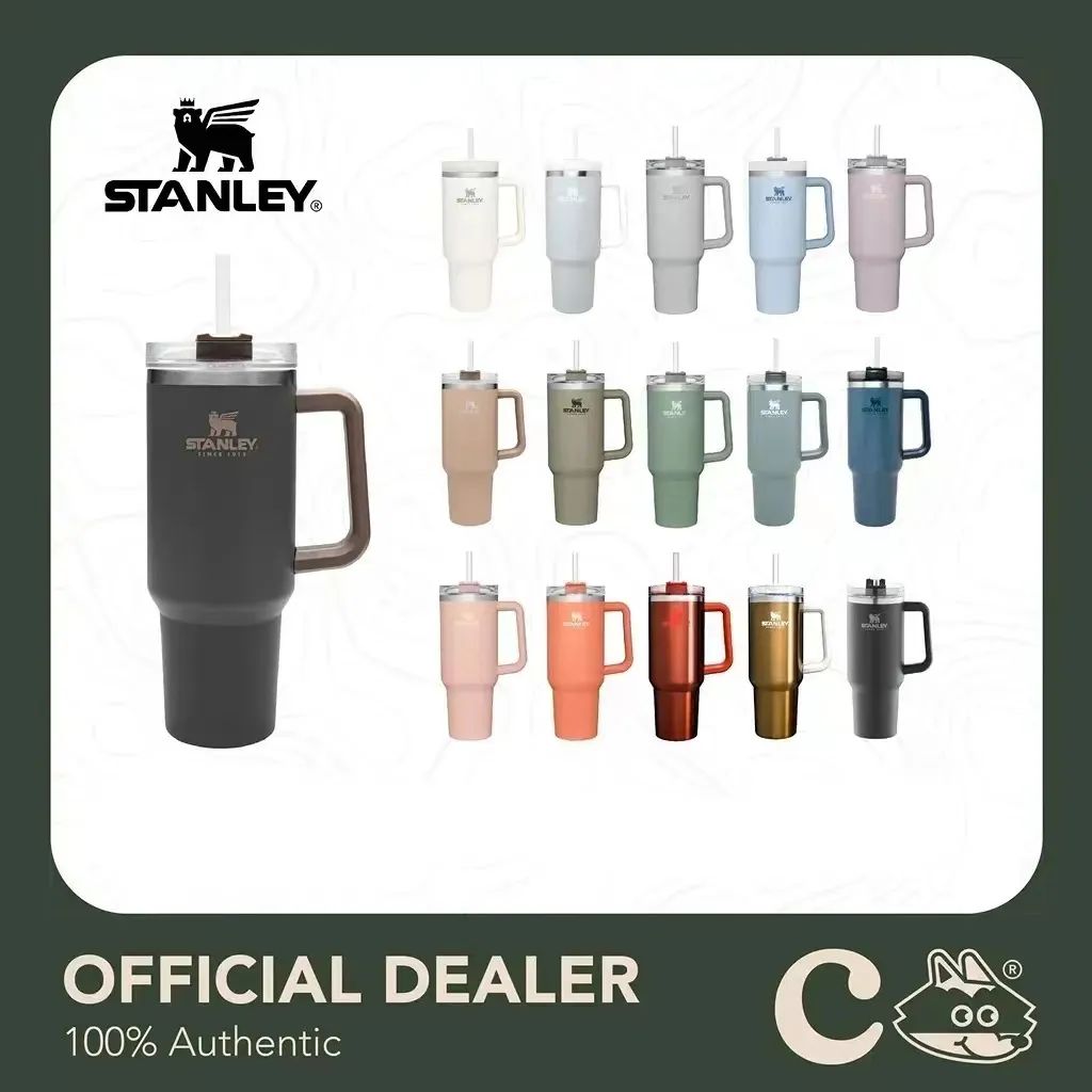 Stanley 40oz Mug Tumbler With Handle Insulated Tumblers Lids Straw Stainless Steel Coffee Termos ... | DHGate