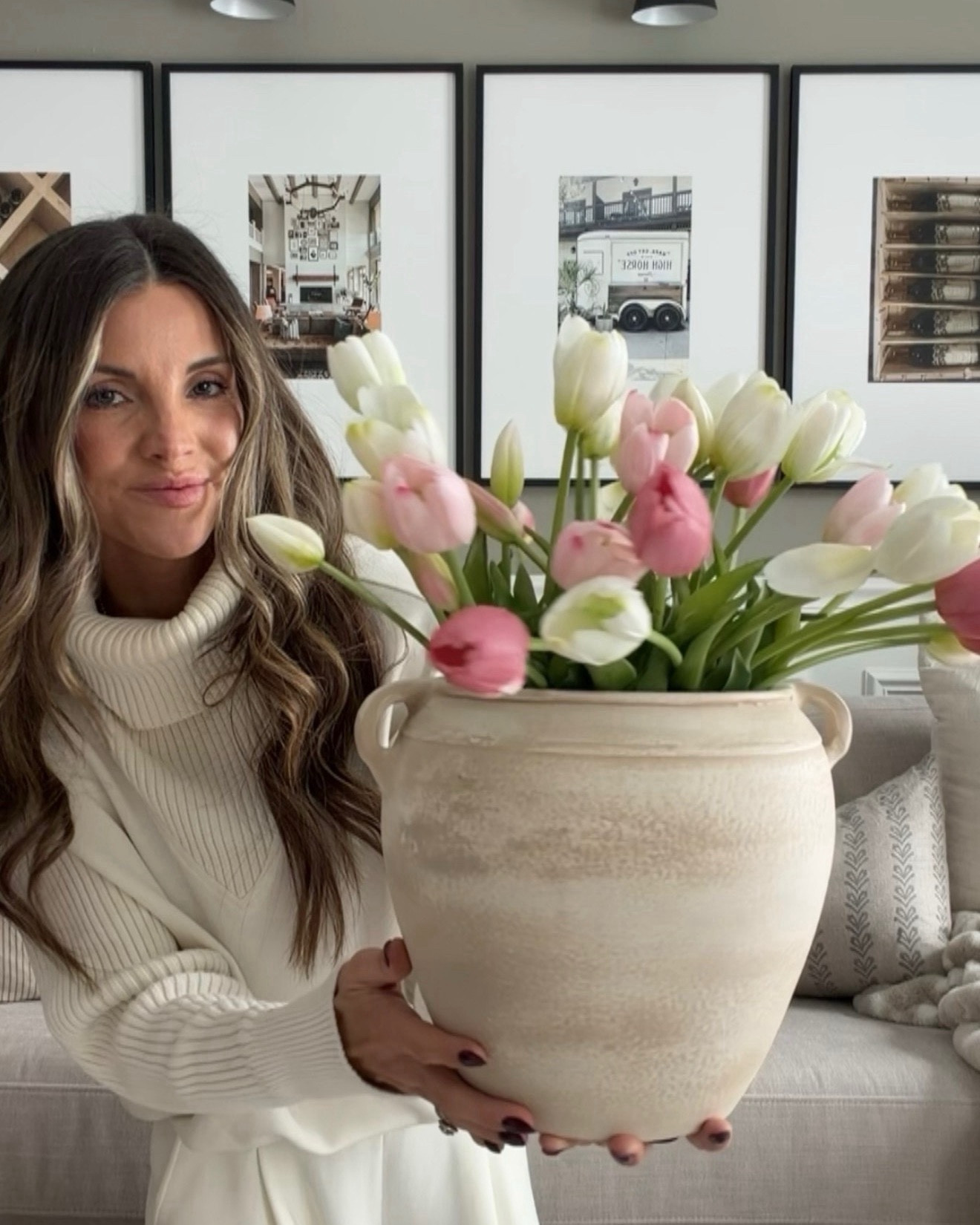 These stunning faux tulips are perfect for brightening up any space. I love these colors for transitioning into the spring months! The perfect Easter centerpiece! 

#LTKHome