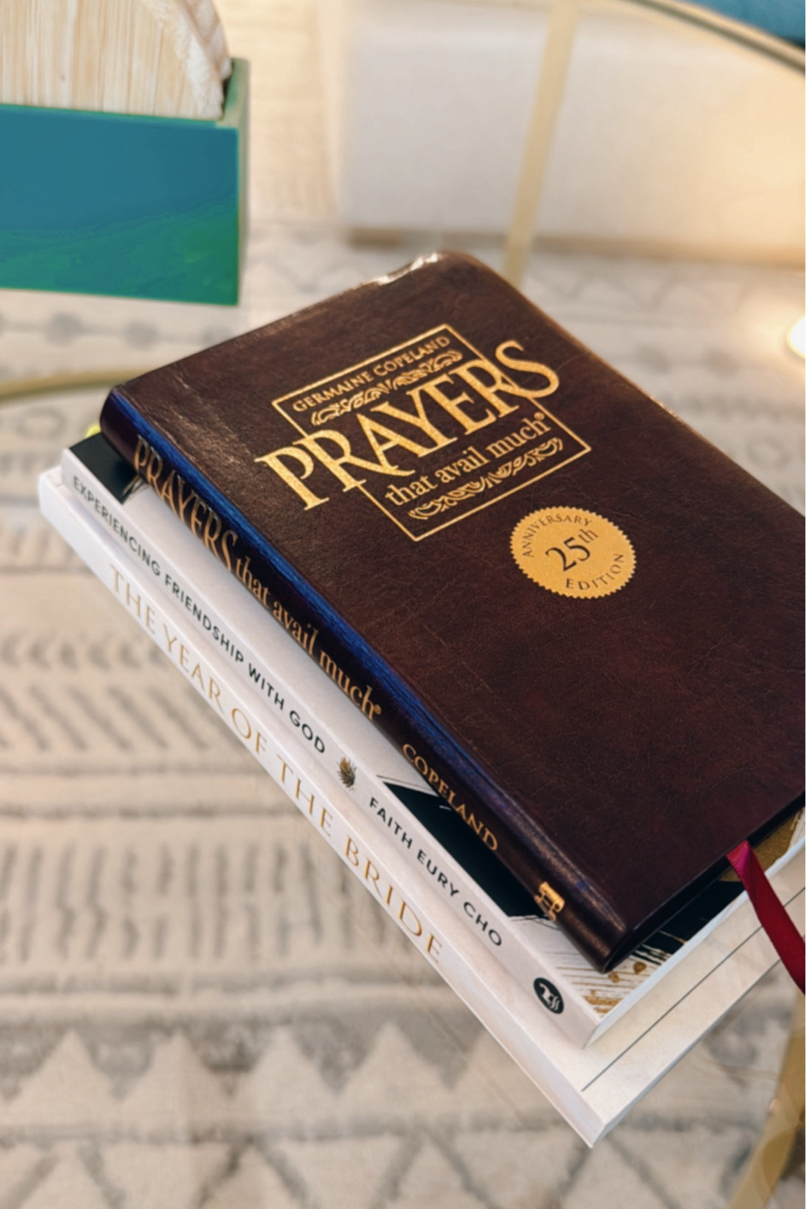 Christian books that have helped me increase my faith and endurance!! 

Year of the Bride, Prayers that Avail Much, Experiencing Friendship with God   

#LTKFindsUnder50 #LTKSeasonal #LTKSaleAlert