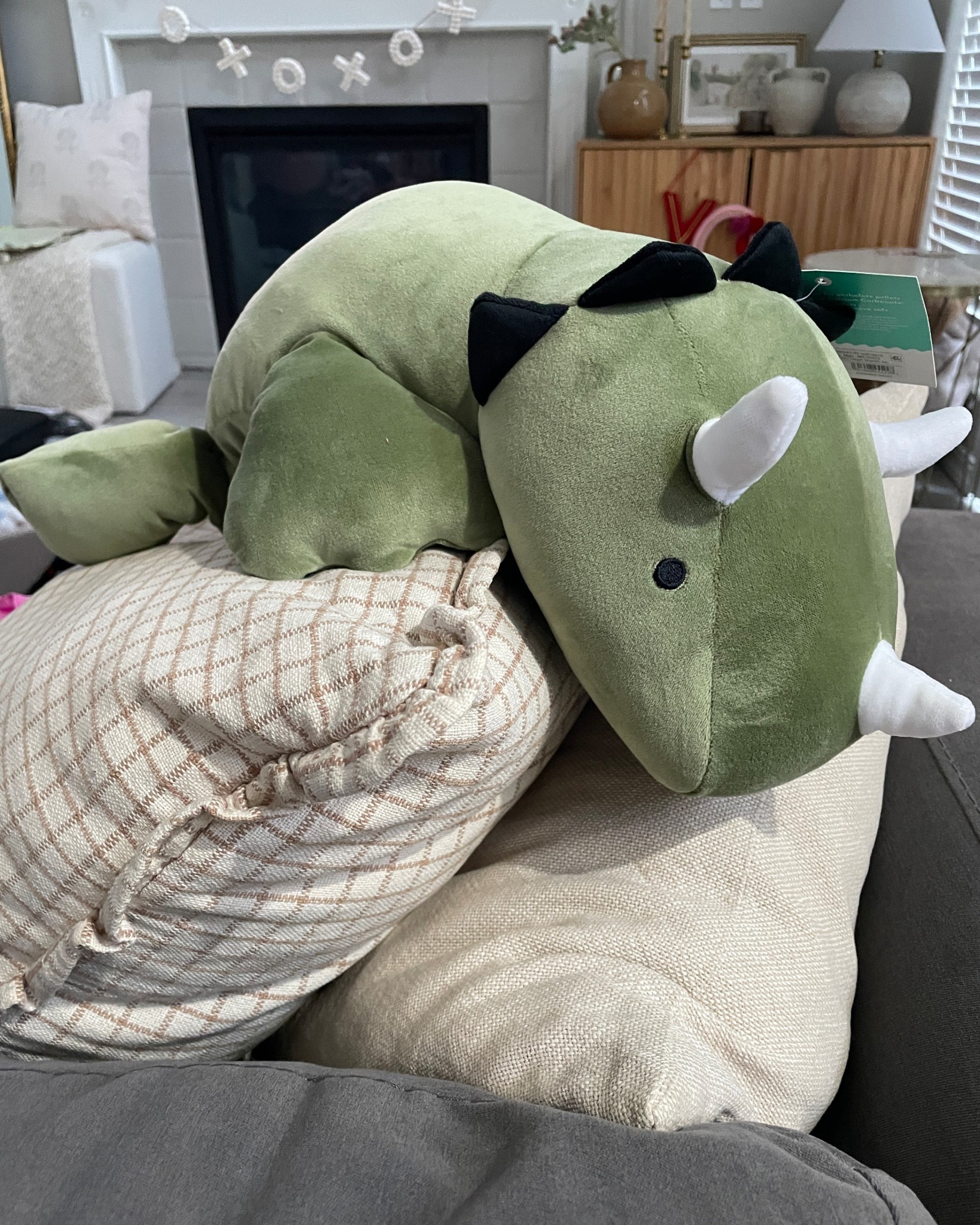 Dinosaur weighted plush is so cute 🥹 baby boy toys 


#LTKBaby