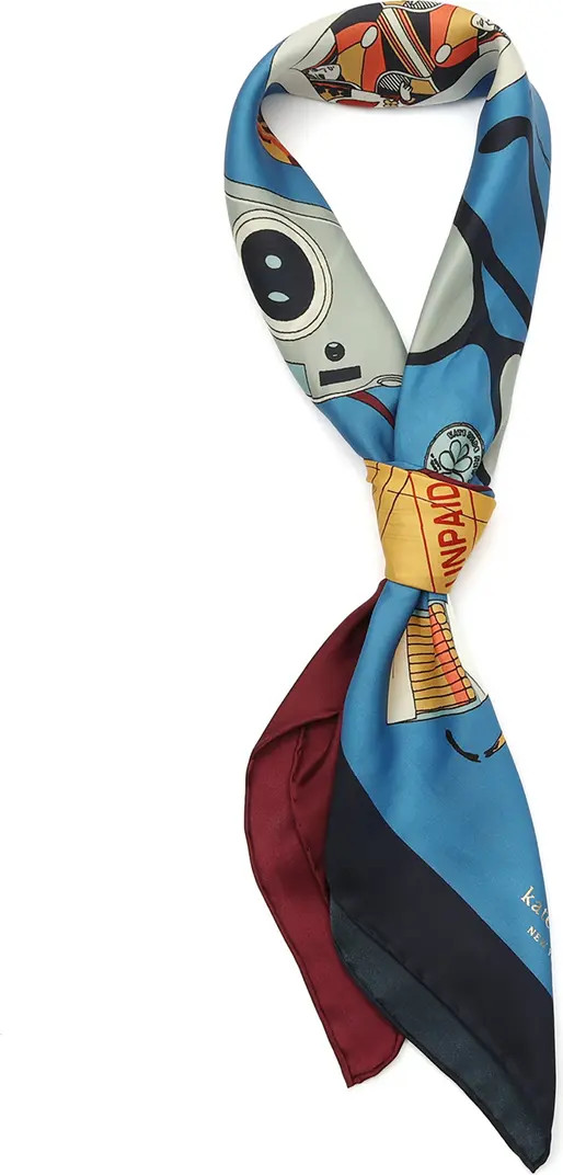 What's in My Bag Square Silk Scarf | Nordstrom