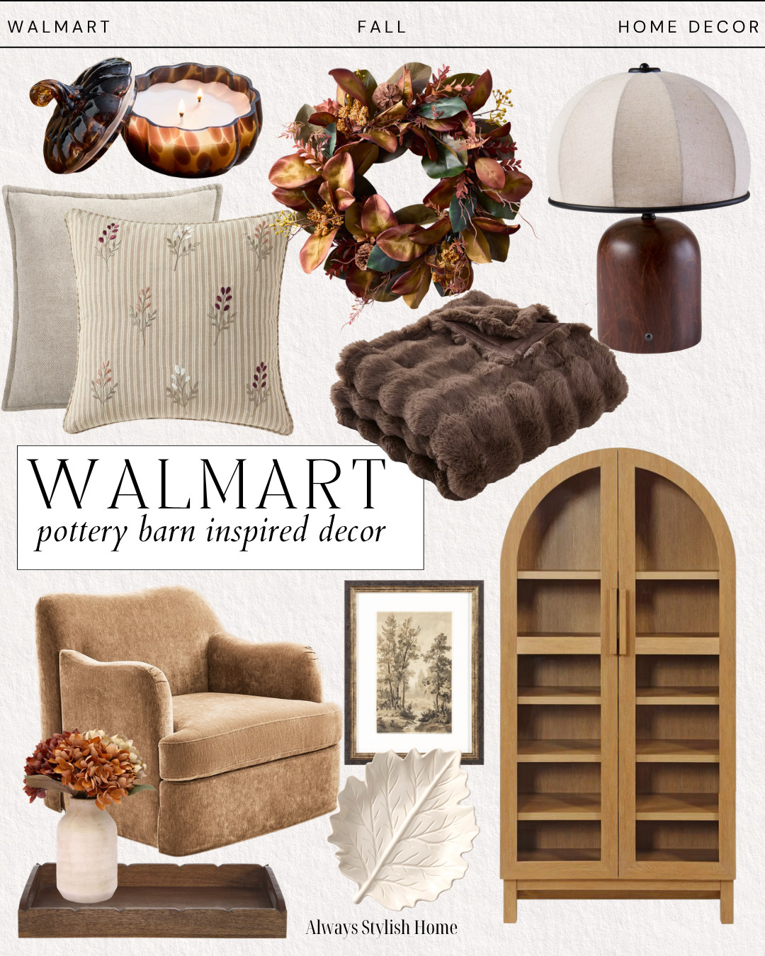 Walmart Home decor is SO good right now. 👏 These home finds are giving that high-end, Pottery Barn-inspired look for way less. Linking everything from my unboxing here! Walmart home decor, affordable home decor, designer look for less, Pottery Barn inspired, transitional home decor 

 #LTKSeasonal #LTKHome