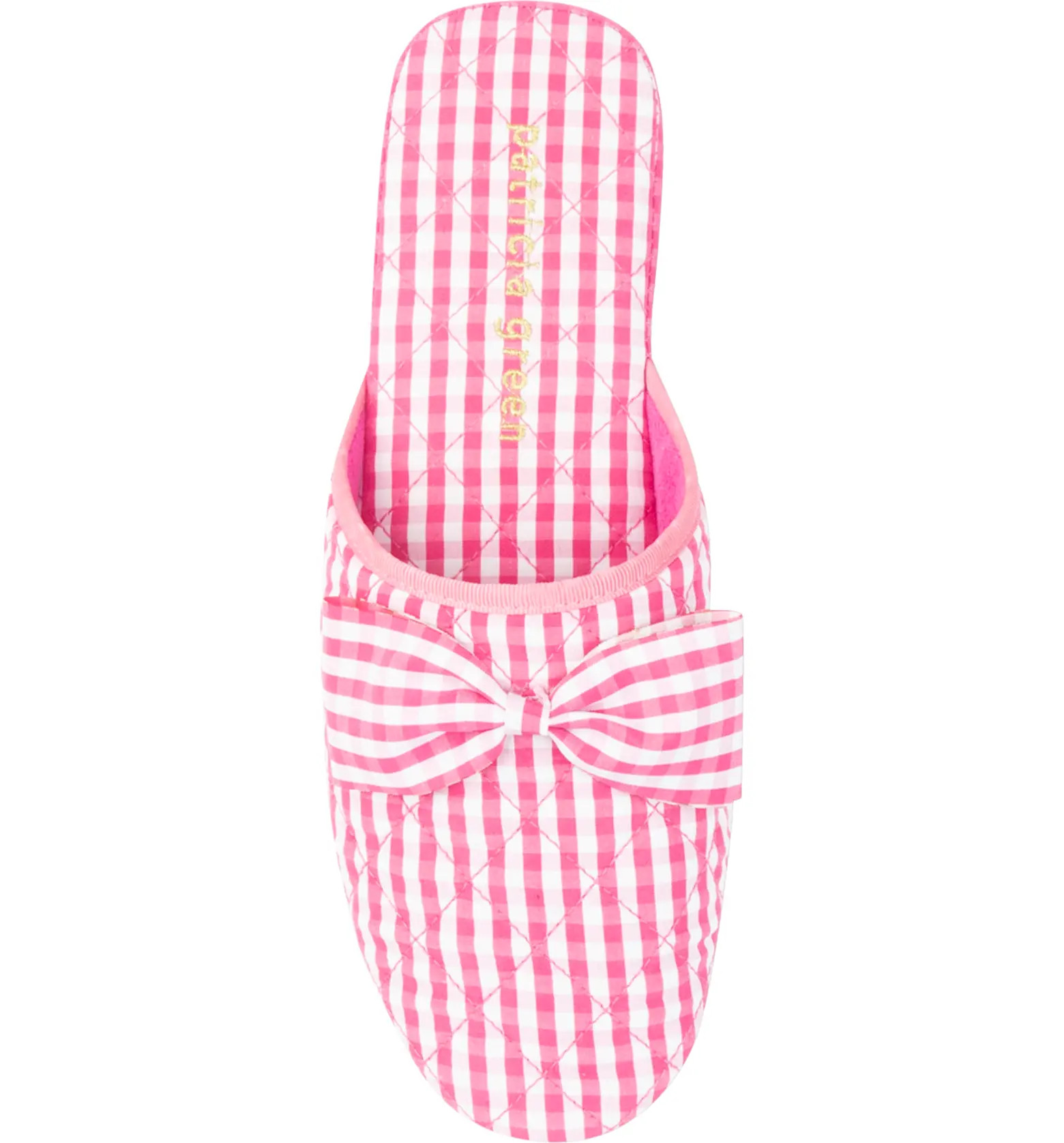 Zoe Gingham Quilted Slipper (Women) | Nordstrom