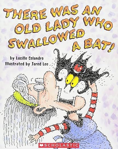 There Was an Old Lady Who Swallowed a Bat!     Paperback – Picture Book, August 1, 2005 | Amazon (US)