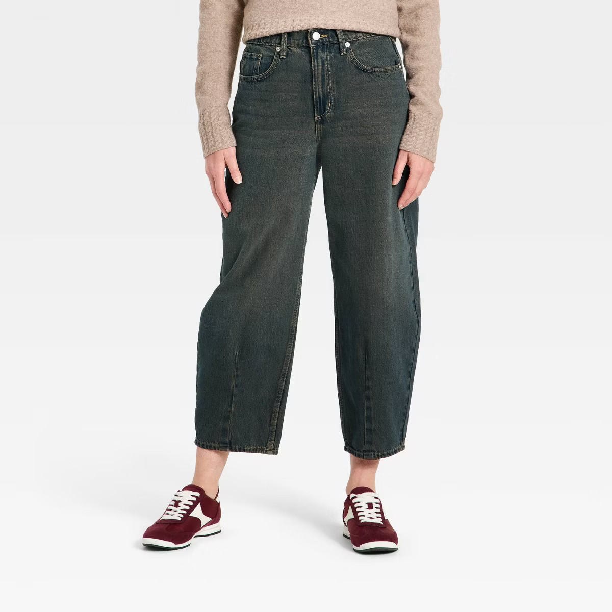 Women's High-Rise Easy Barrel Ankle Jeans - Universal Thread™ | Target