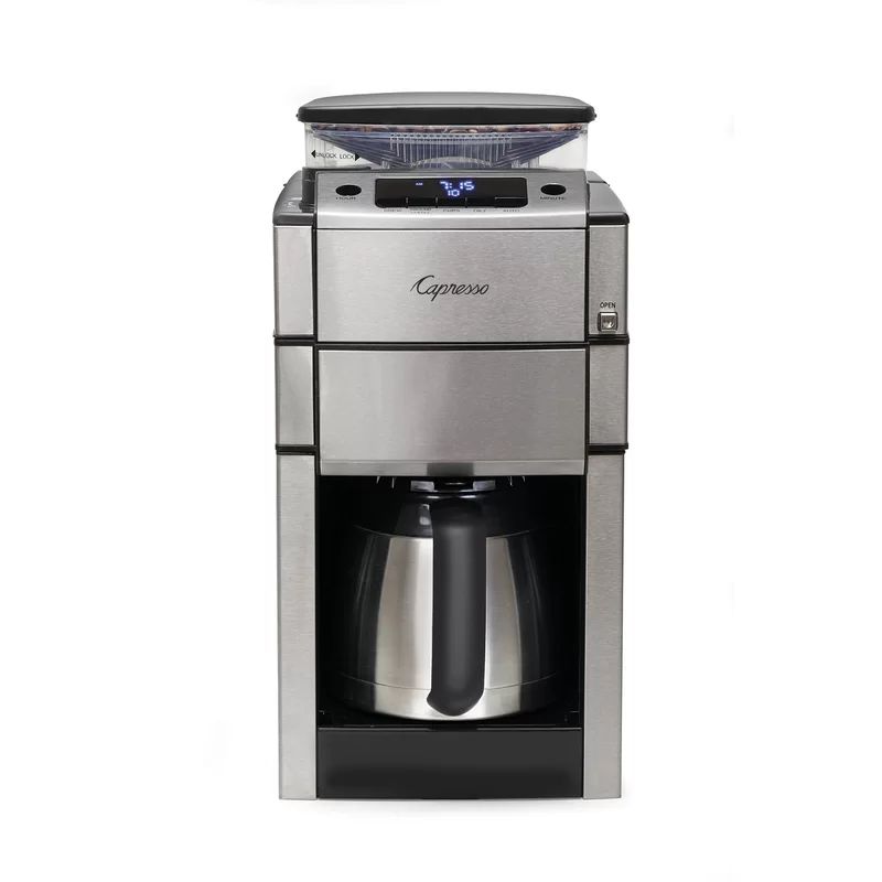 Capresso CoffeeTEAM Pro Plus 10-Cup Coffee Maker with Thermal Carafe (Part number: 488.05) | Wayfair North America