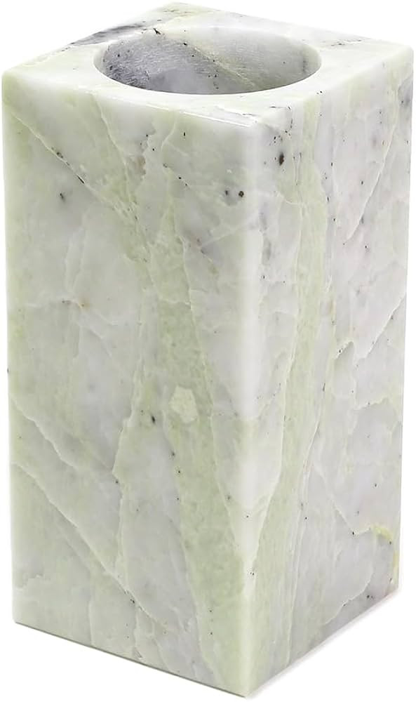 Natural Marble Flower Vase, Green Vase Modern Farmhouse Home Decor, Premium Marble Craft Vases fo... | Amazon (US)