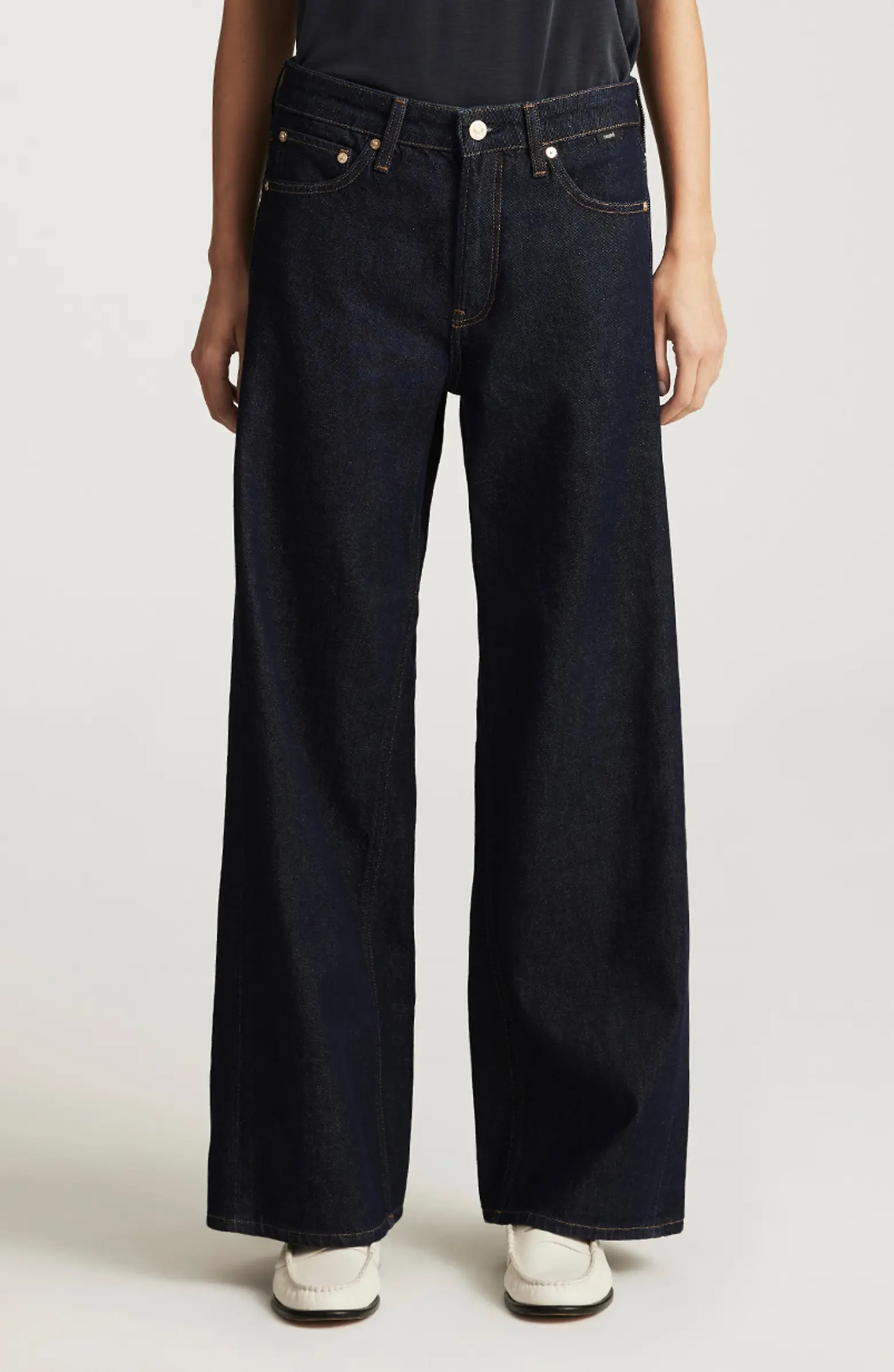 Siena High Waist Ankle Wide Leg Jeans | Nordstrom