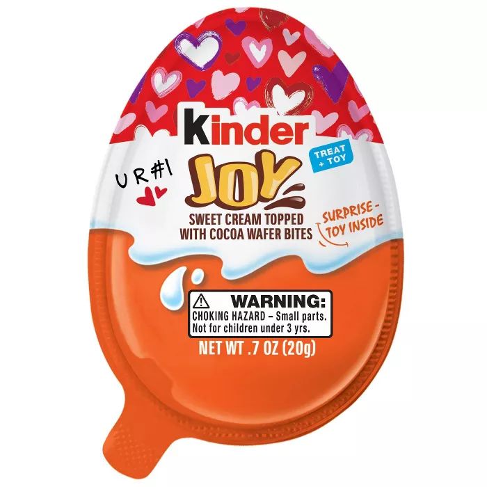 Kinder Joy Valentines Egg (Colors May Vary) - 0.7oz | Target