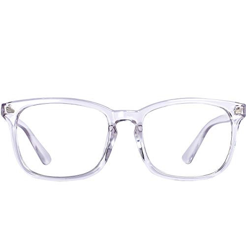 MAXJULI Blue Light Blocking Glasses,Computer Reading/Gaming/TV/Phones Glasses for Women Men(Transparent) | Amazon (US)