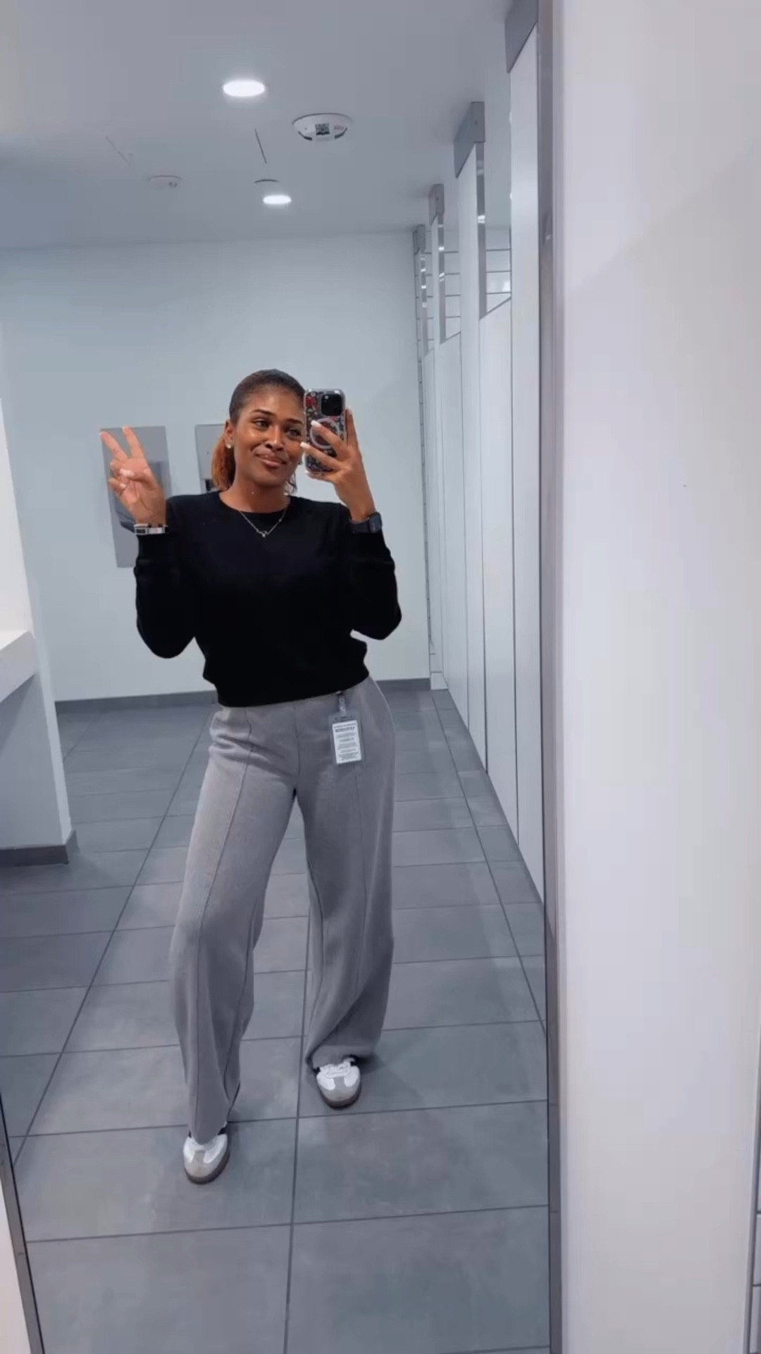 Friday eve feels called for a relaxed yet stylish look! ✨ 
Cozying up in this sweater from H&M, paired with these chic knitted pants from Zara (can’t tag, but trust me, they’re a vibe!), and finishing the look with my Sambas. Effortless and cute for the end of the week! #CasualStyle #OOTD #FridayMood

#LTKStyleTip #LTKMostLoved #LTKWorkwear