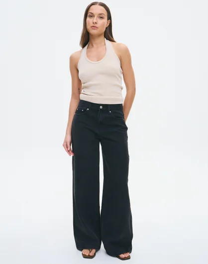 Mid Rise Wide Leg Jean | Glassons (Australia)