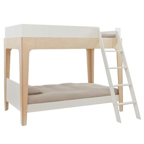 Perch Modern Classic Birch Oeuf Bunkbed - Twin | Kathy Kuo Home