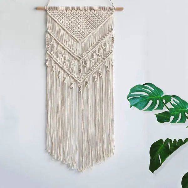 Coutlet Macrame Tapestry Wall Hanging Blanket Hand Woven Wall Tapestry Cotton Blanket Home Decora... | Bed Bath & Beyond