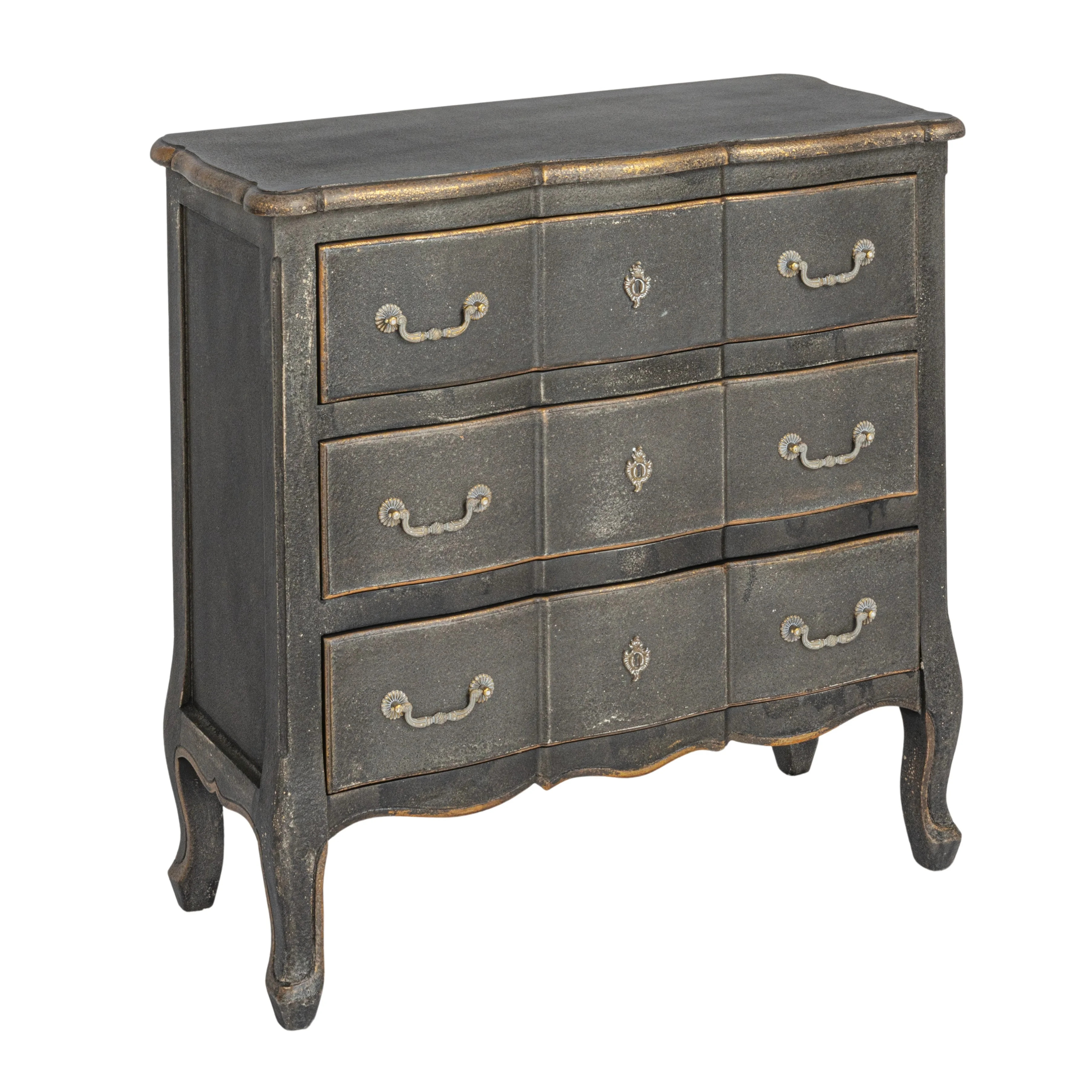 Creative Co-Op Wood Dresser Cabinet, Distressed Black | Walmart (US)
