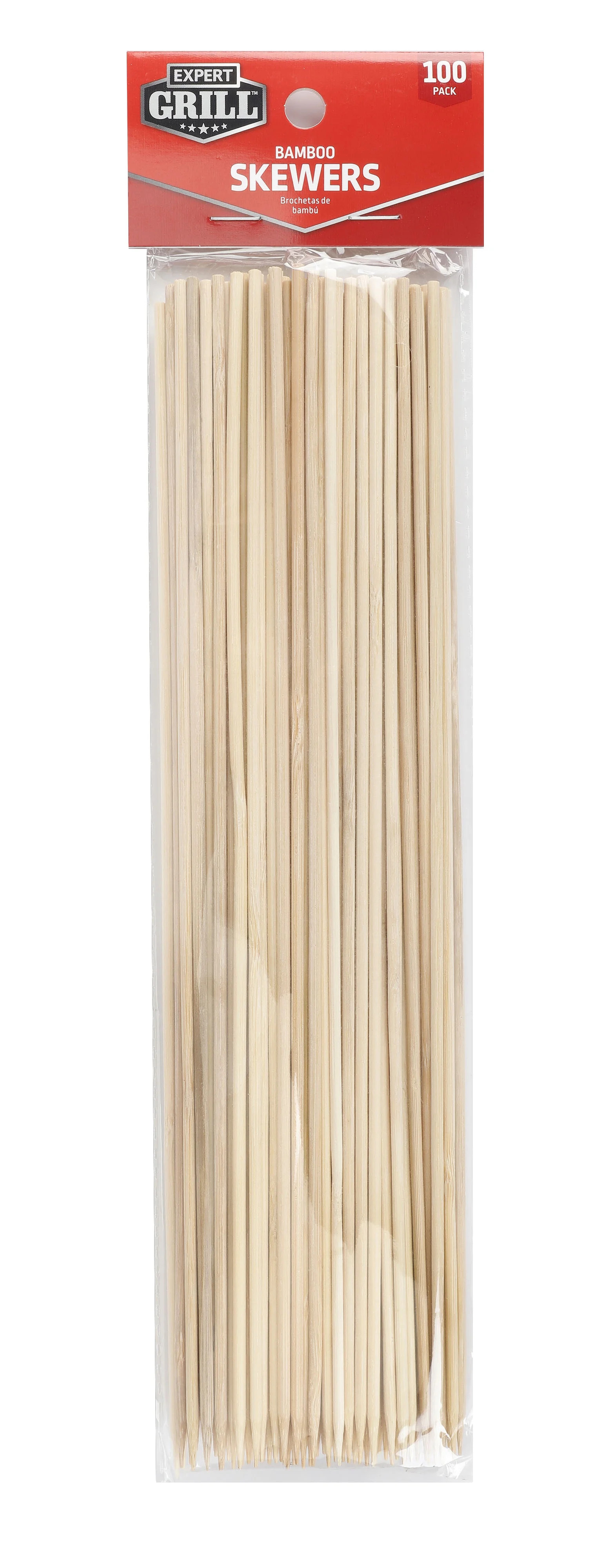 Expert Grill Bamboo Skewers for Grilling, 100 Count | Walmart (US)