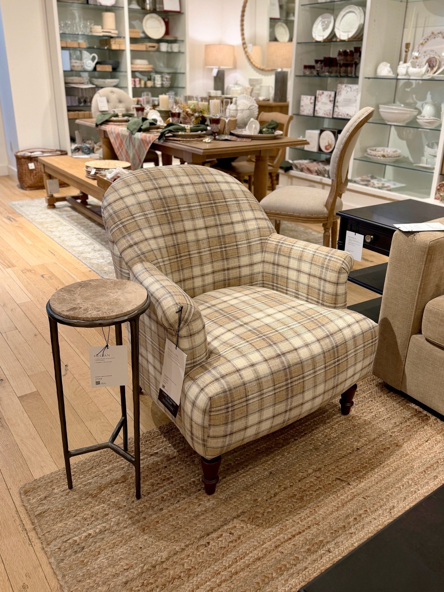 New color alert at Pottery Barn! 🤎 The Penelope Chair, shown in Cedrick Plaid Camel, is everything I love about classic, heritage-inspired style. 😍 The timeless plaid pattern adds so much warmth and character, making it the perfect accent chair for a cozy reading nook or styled next to a fireplace this fall. 🍂📕🍁 I’ve linked it and similar accent chair favorites in my LTK! 🏡 @Pottery Barn #accentchair #fallhomedecor #armchair

#LTKHome #LTKSaleAlert